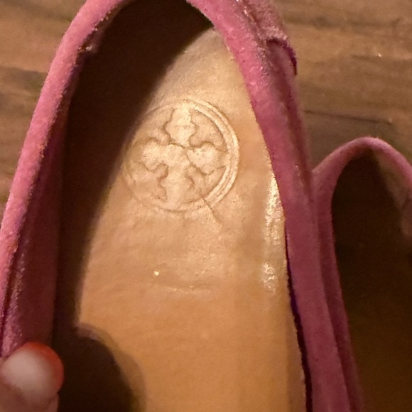 Tory Burch Pink Suede Loafers -Size 8 - Picture 7 of 14